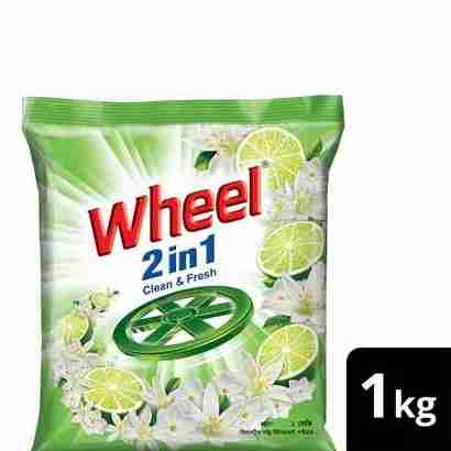 Wheel Washing Powder 2in1 Clean & Fresh 1kg